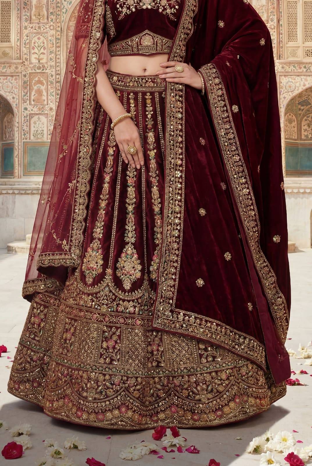 Av Fashion 107 Series By Fashid Indian Traditional Wear Bridal Collection Beautiful Stylish Fancy Colorful Bridal Wear & Occasional Wear Fancy Lehengas At Wholesale Price